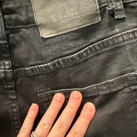 Rue 21 Black Denim Straight Leg Jeans Size 32x32. Straight Ultra Flex. - Picture 4 of 7